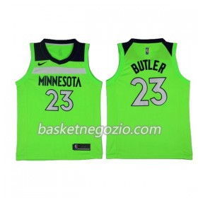 Canotte Uomo Minnesota Timberwolves Jimmy Butler 23 Nike 2017-18 Verde Swingman